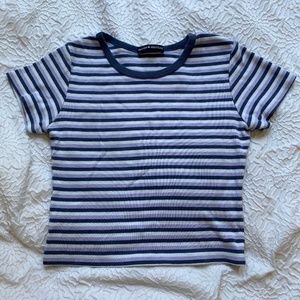 Brandy Melville Striped Baby Tee
